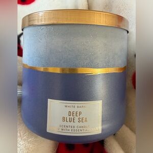 NEW BBW DEEP BLUE SEA 🌊 3 WICK CANDLE 🌊🌊